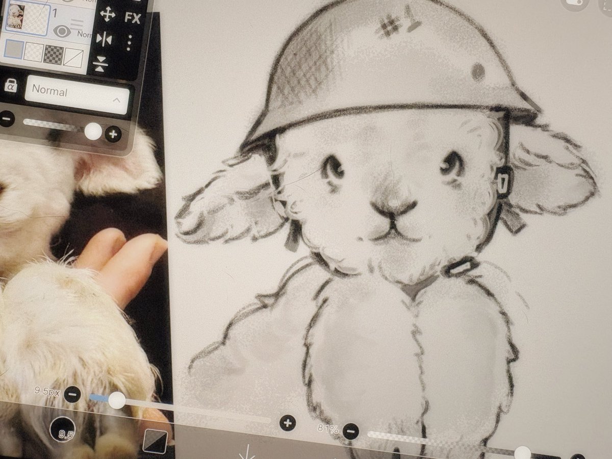 krieglamb's tweet photo. sketching a brave soldier ~  🪖 https://t.co/tlfWrY5ME7