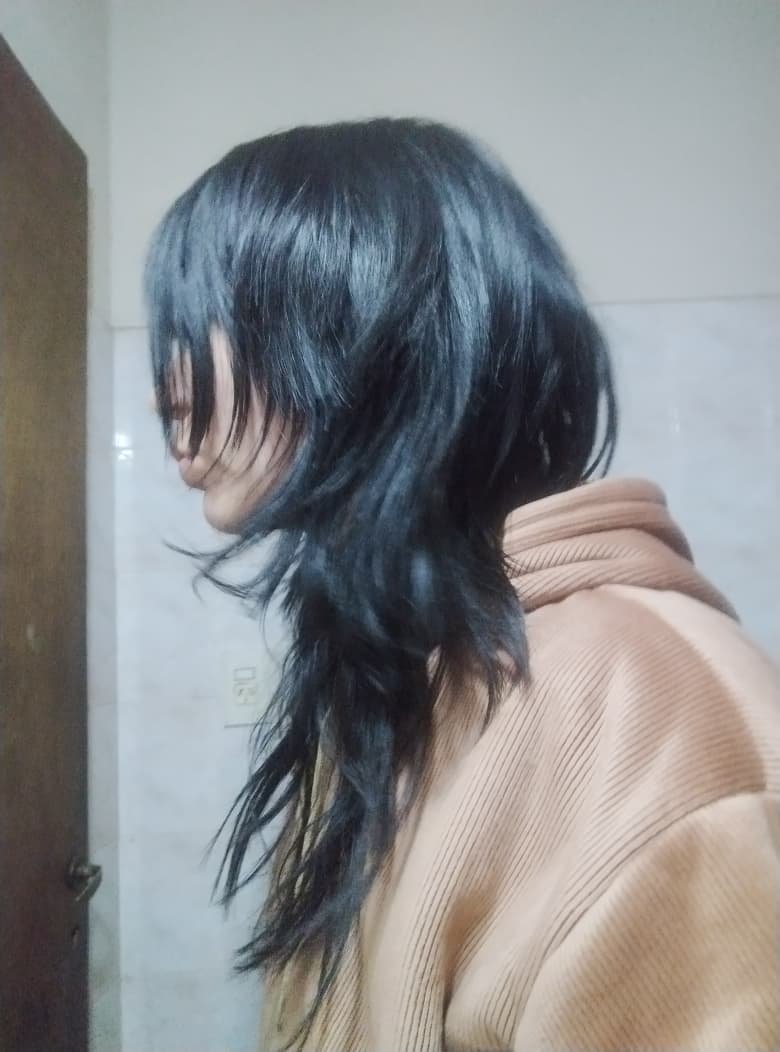 belucore's tweet photo. amo que mi peluquera entienda mis referencias de mierda que básicamente significan: quiero estar despeinada como un personaje de fujimoto 24/7 https://t.co/bw0CMDc4RK