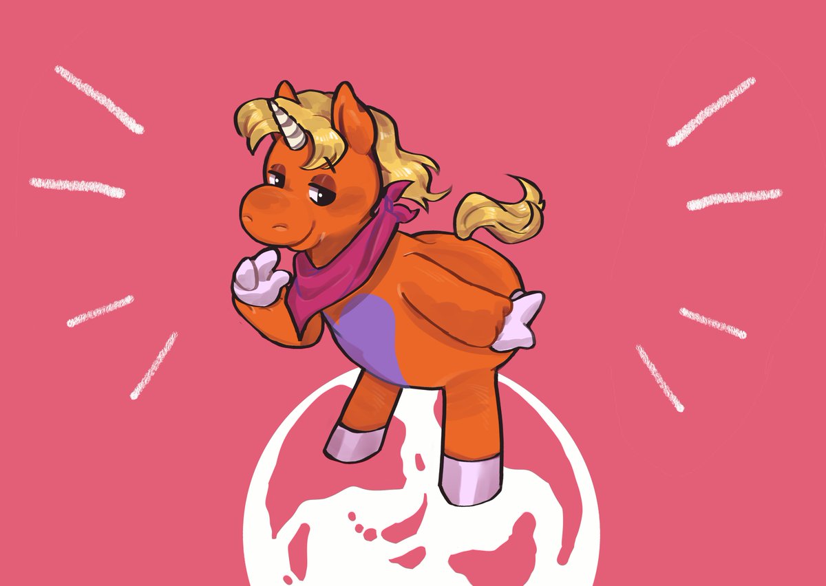 pandemoncakes's tweet photo. World is his 🌎🩷
another Vocaloid inspired thing yippeee
#Buddy #Buddy2026 #Buddytheunicorn https://t.co/GCxAIofk1y