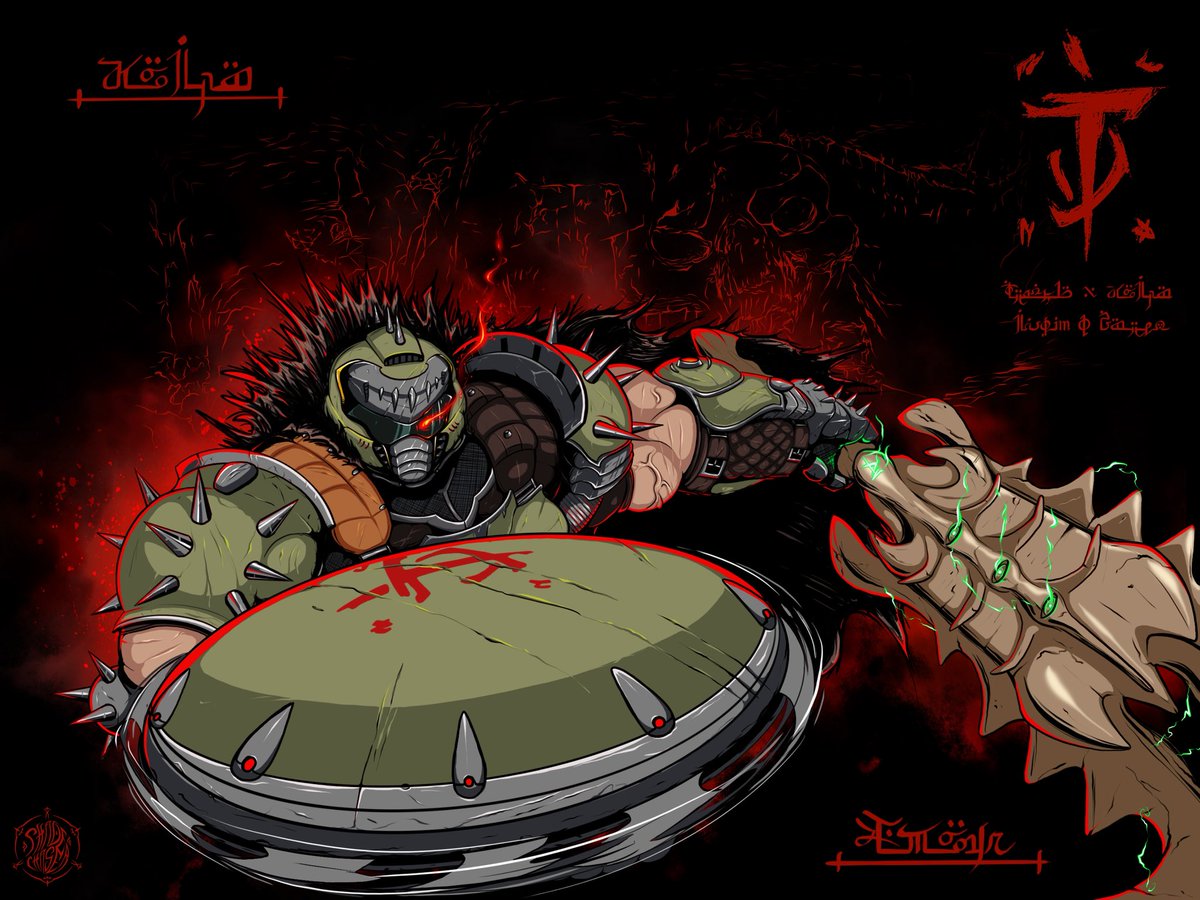 SHADExCHASER's tweet photo. "Praised be the Slayer"
#Doom #fanartㅤㅤㅤㅤ https://t.co/R0lMNnoUuH