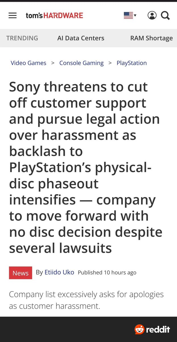 Foran42Foran's tweet photo. Sony needs some gamestop type action for sure. https://t.co/ObThFAb0AM