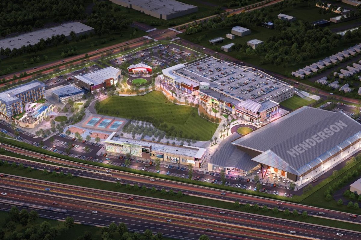 cityofhenderson's tweet photo. Henderson, get ready for an exciting transformation coming to the former Fiesta Henderson site!

✅ A state-of-the-art sports fieldhouse designed for local families

✅  Fresh options for shopping, eating, and gathering with neighbors

Learn more: https://t.co/b3XLhCNhMW https://t.co/xpuiNLhr38