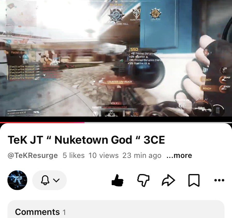 Tek_JT's tweet photo. Now Co-Owner of @TeKResurge do me a favor and like, comment, and subscribe 
https://t.co/kYKrQSGuFG
https://t.co/kYKrQSGuFG
https://t.co/kYKrQSGuFG https://t.co/qPHWO9iGJP
