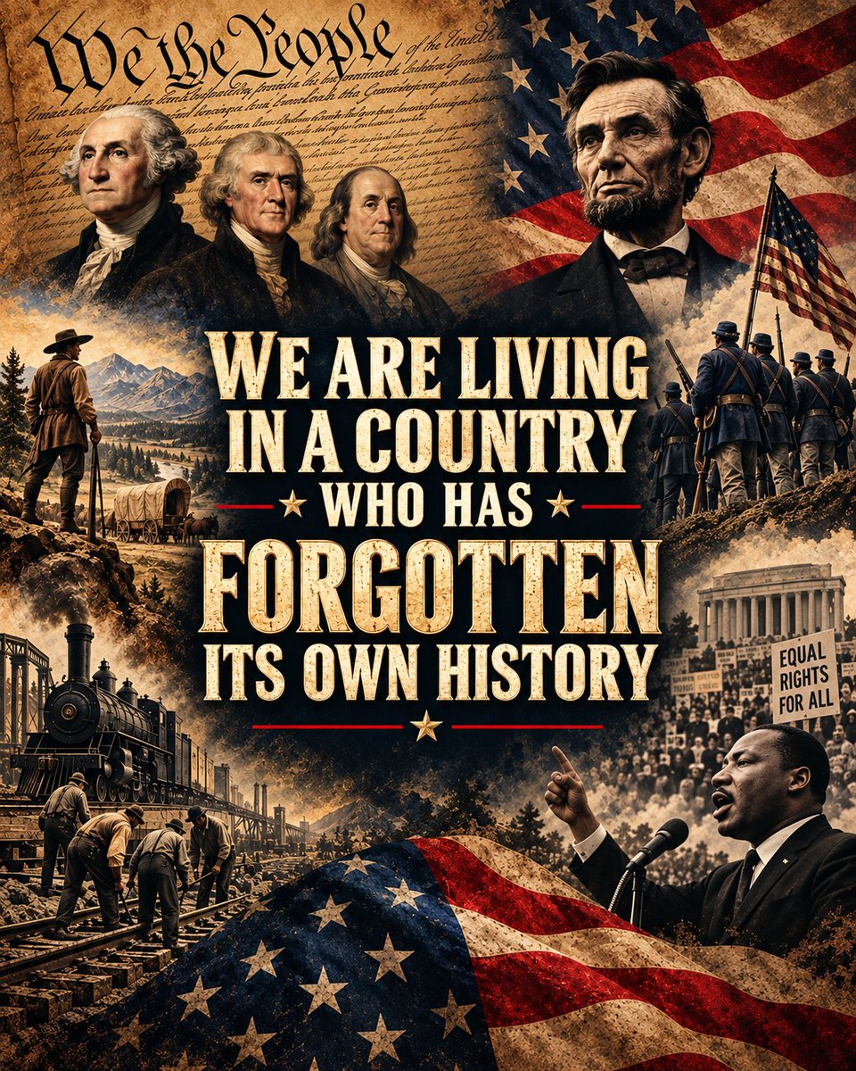 MansfieldWrites's tweet photo. A nation that forgets its own history becomes vulnerable to every ideology that wants to rewrite it.
To preserve freedom, we must know the story, values, faith, and sacrifices that built America.
Listen to the latest episode of The Stephen Mansfield Podcast to hear more: https://t.co/PtT82M74Tf
#History #America #USA