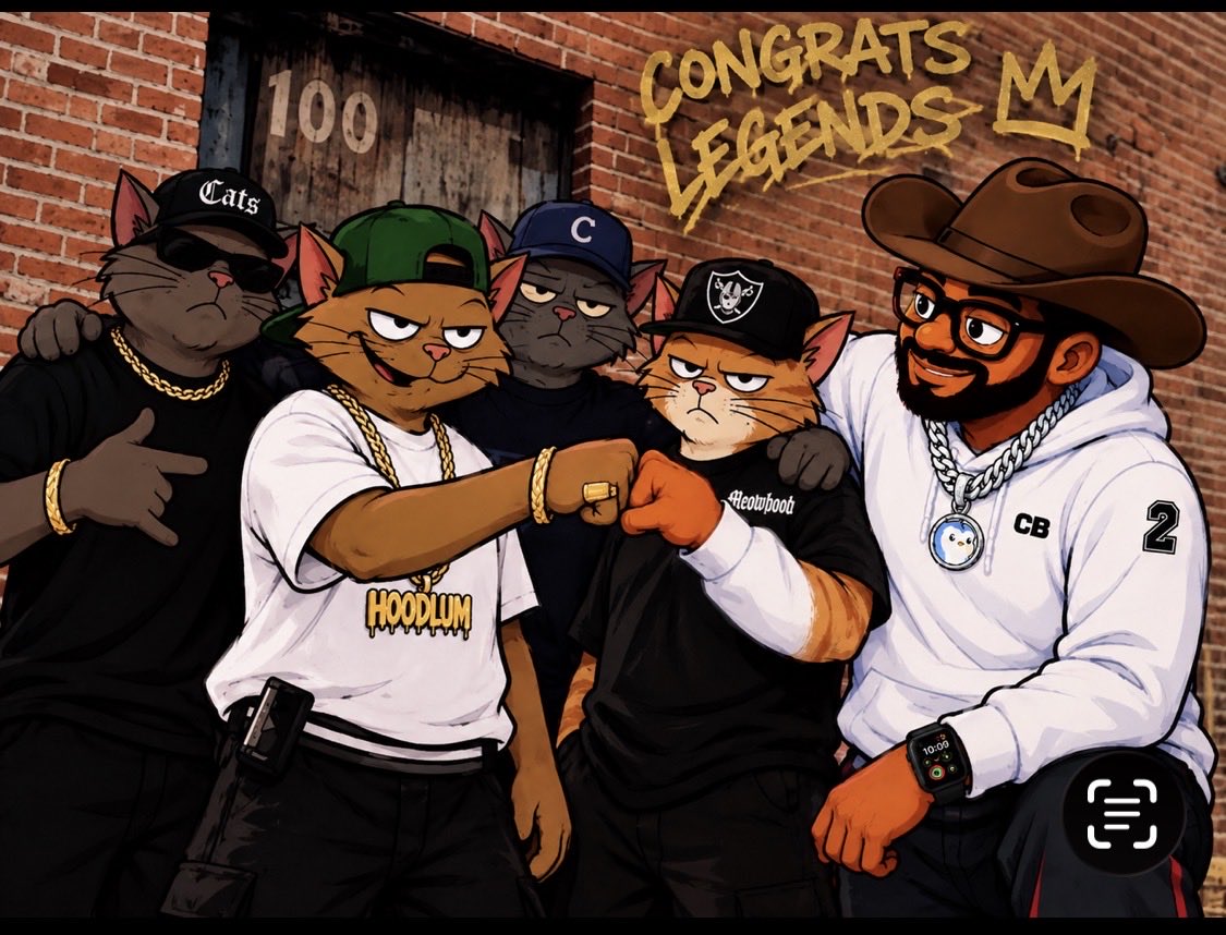 Broncosplace's tweet photo. Congratulating these Cats on the HoodLum Run. Fantastic launch. 🐈
@Rick_robinhood  @Hoodlum_RH1 

0xD4770510d138DDdb3bBc04c7a46603395Ff23ebf https://t.co/C1PIfGWVCL