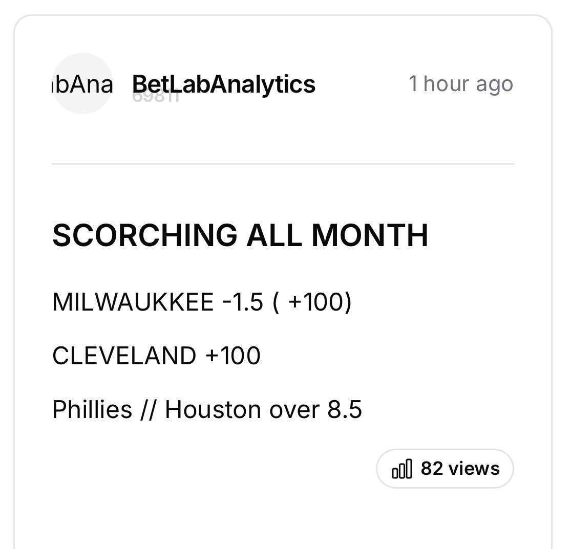 BetLabAnalytics's tweet photo. I got tommorow’s NFL gm in my back pocket , we’re 13-2 over our 1st 15 selections 

If my Dub Club vip sweeps again , ( looks gd) I’ll send NFL to everyone who likes this post https://t.co/HFlX7r1Gv6 https://t.co/d1jR8HZU7p