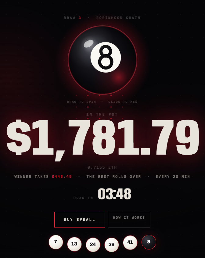 PowerballonRH's tweet photo. $1781.79 in the pot..

Draw 3 will see a lucky winner take home $445.45

$PBALL

https://t.co/WVnj012pyH https://t.co/2nr5PMJ6ZH