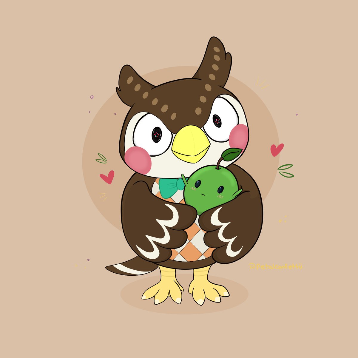 petalconfettii's tweet photo. do you think blathers would accept a junimo? :3 
#fanart #animalcrossing #stardewvalley #artshare #digitalart https://t.co/pTp60GkntP