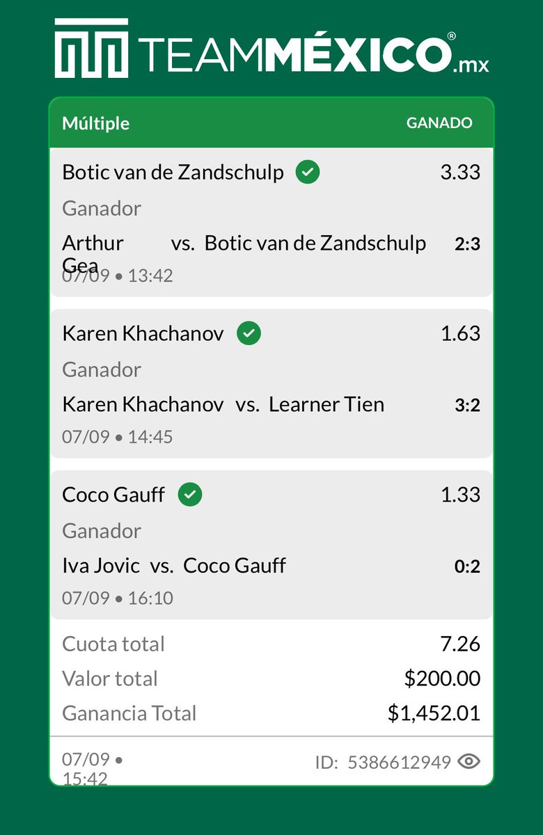 Soyacebets's tweet photo. Mis apuestas de ayer…. https://t.co/6JtUZkSIQY