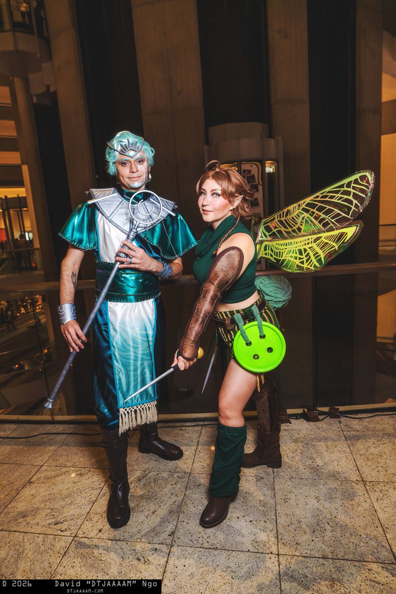 juicecoser's tweet photo. We finished Wicander and Thimble in time for Dragoncon ! 2 weeks of con crunch but totally worth it 🥹❤️🧚
Characters from @CriticalRole played by @samriegel and @LauraBaileyVO
#criticalrole #thimble #wicander https://t.co/blTMBNVHpS