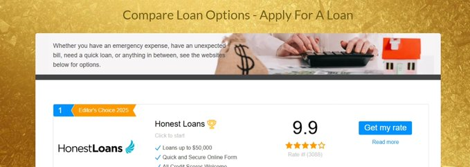 JonArauzo's tweet photo. Need funding for your personal and business expenses? Look no further than here. Receive a loan of up to $50,000. All credit scores are welcome. Consider getting your rate today if you want to get funded soon. 🏦 💵
➡️ https://t.co/eoUacxCIDW
#loans #personal #business #expenses