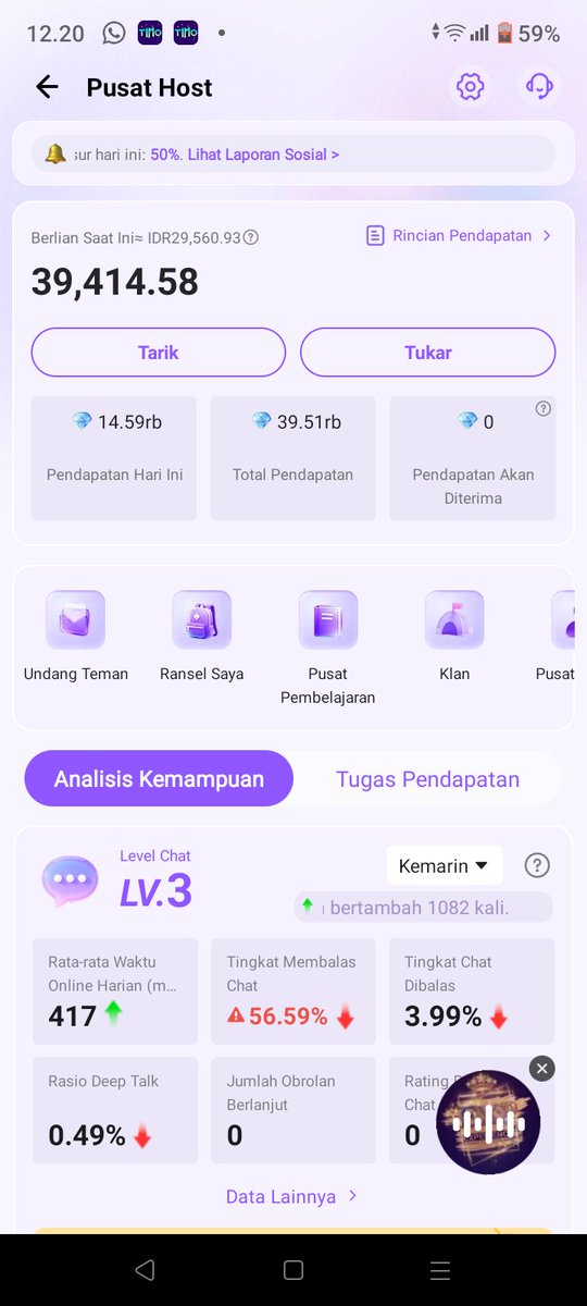 Delvi_1717's tweet photo. niii beberapa yg udah join ad yg 1 harii ada yang udh seminggu random penghasilannya ayo joinn chat aku skrng #zonauangㅤ #zonacuan #zonajajan #freelance https://t.co/9aEG3M9biA