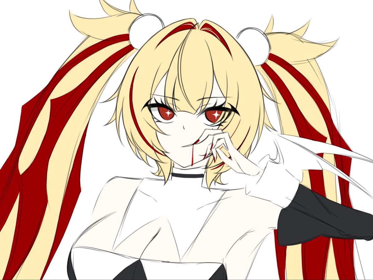 Ro_Re_Ri_'s tweet photo. クラレッタ描いてたけど一旦これで終わりでいいや〜 https://t.co/YfQU6KKgGv