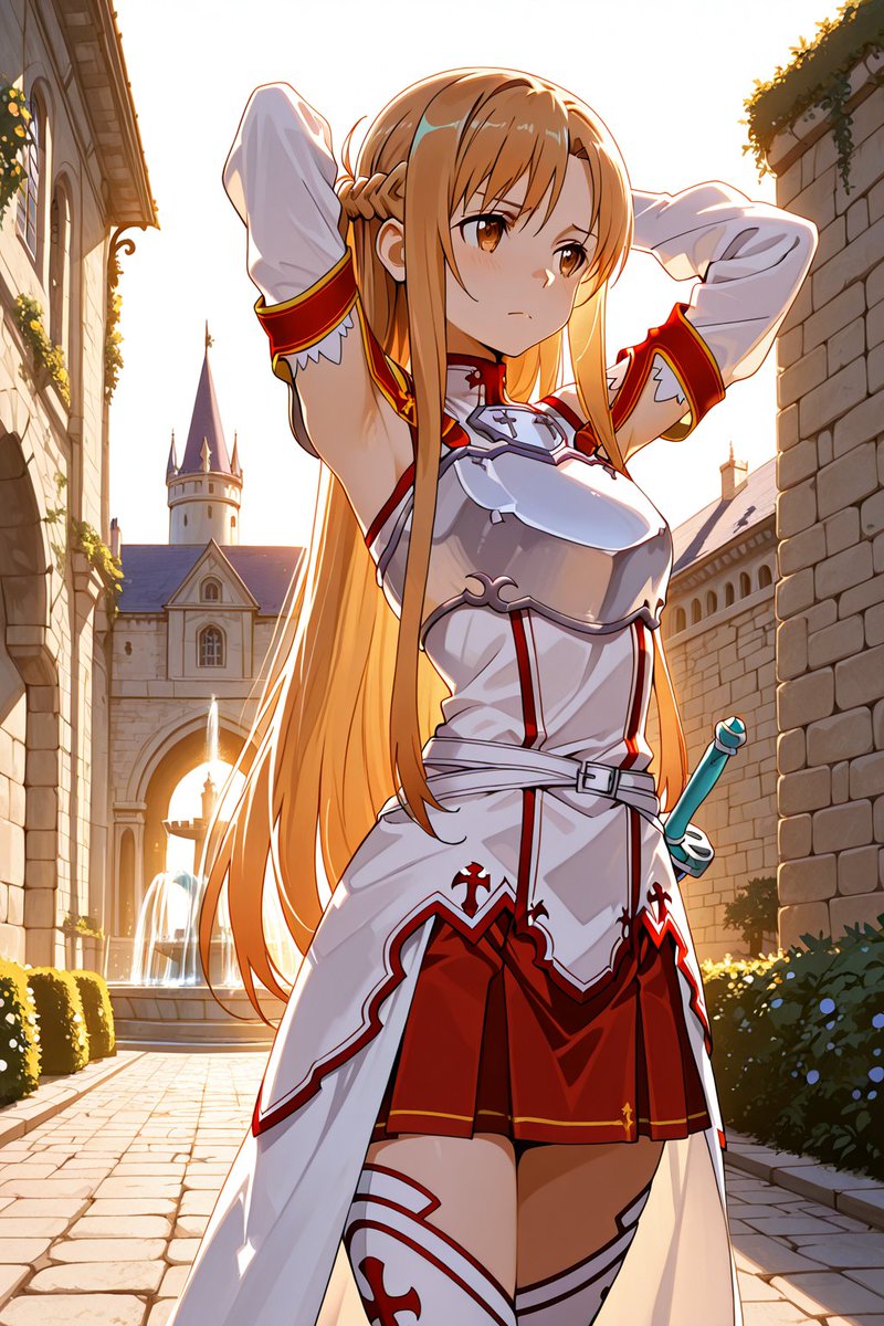 Variablebe63325's tweet photo. 古城とアスナの腋
結城明日奈 / Yuuki Asuna 
#SAO #結城明日奈 https://t.co/nkURLU3ROn