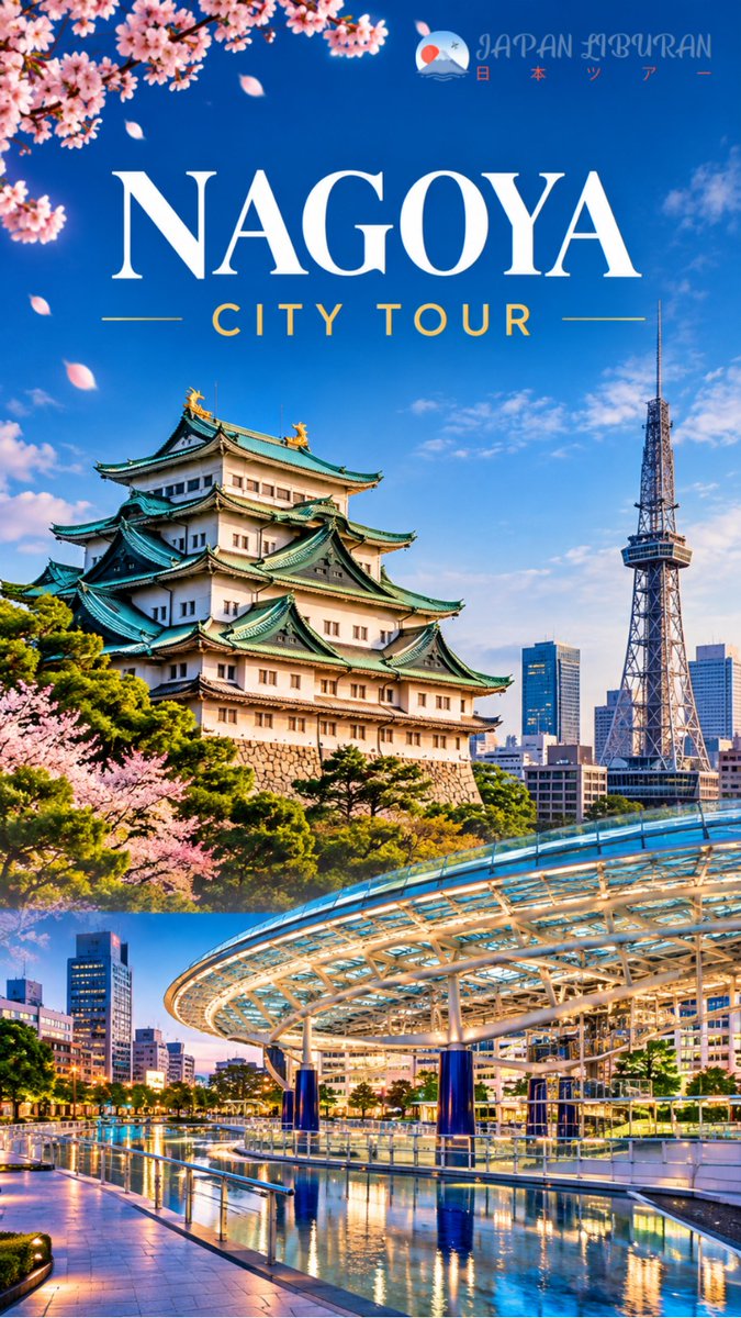 japanliburan's tweet photo. Japan Nagoya City Tour

https://t.co/sjt5XVIgw8

A Japan Nagoya City Tour offers an exciting blend of history, culture, technology, and modern attractions. 
#Nagoya #Nagoyacity #Nagoyatour #Japan #Japantour #Japanholiday  #travels #trips #Liburan #AIvideo #AI https://t.co/JhSOonzZu9