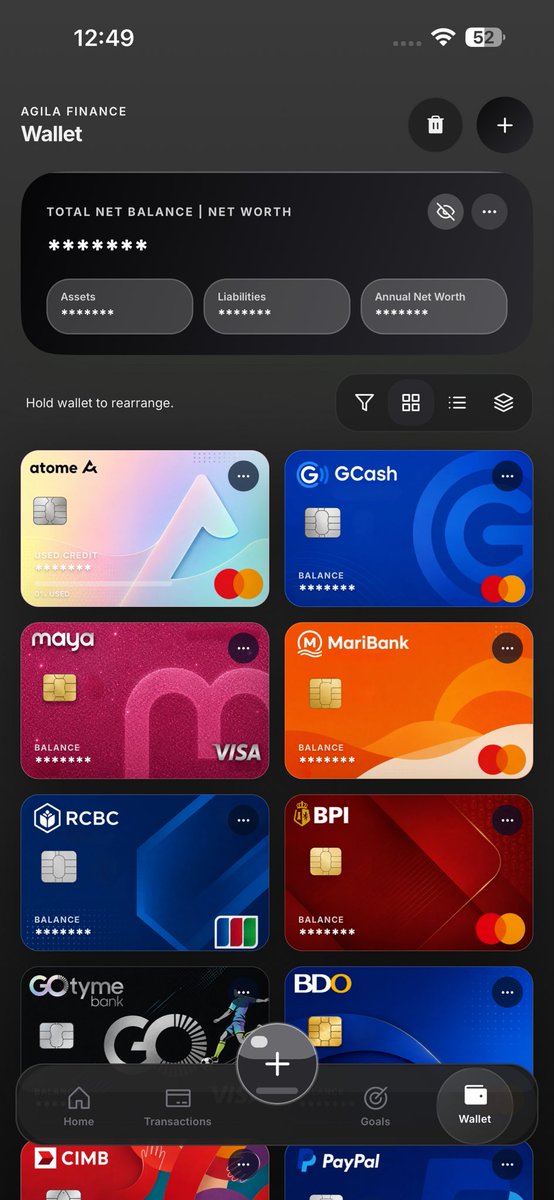 RAARenzo's tweet photo. @dokyeomsalusalu Hello! I’m the solo developer of Agila 😄 someone sent me this X post. Thank you so much for posting and appreciating Agila: Finance Coach app! 😊🫶🏻

btw, may widgets din siya if you’re using iOS device para mas madali makita mga cards ❤️ https://t.co/LR7dyoAm6x