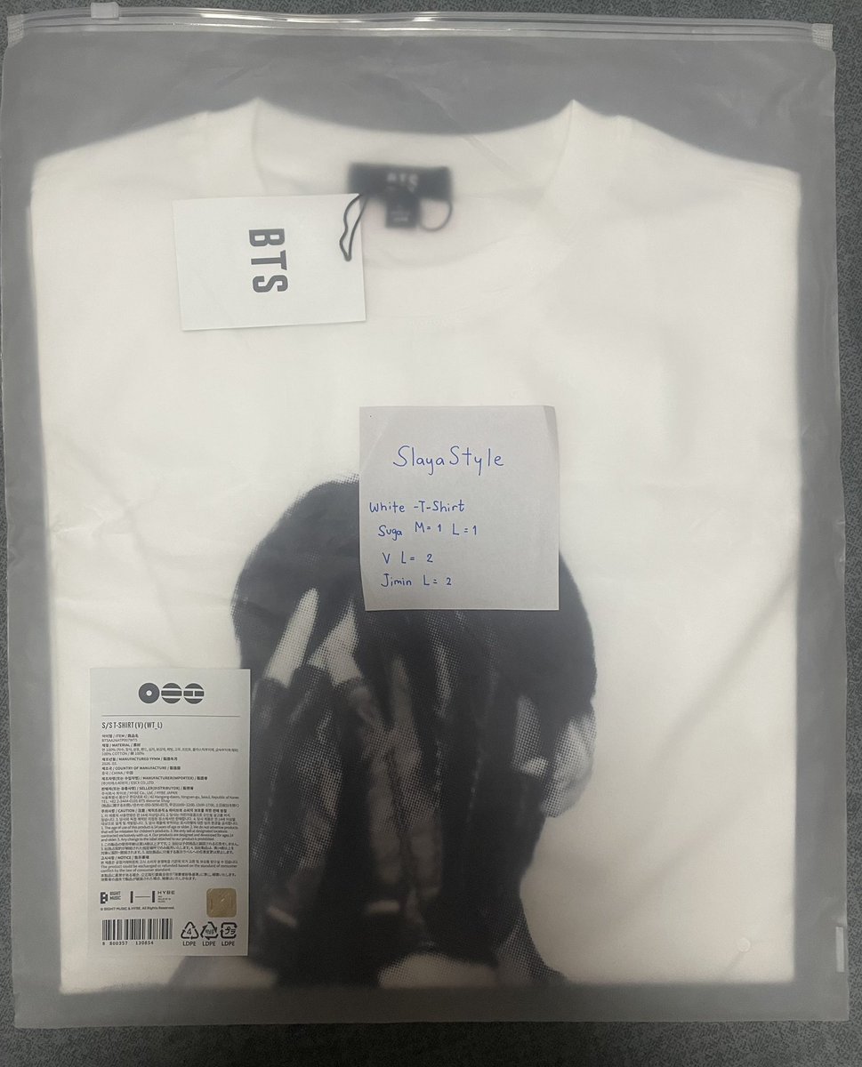 Slayapreorder's tweet photo. ปล่อยเสื้อหน้าเมม พร้อมส่งมากค่า✅

V size L = 1
Jimin size L = 2
SUGA size M = 1

ราคา 2,000 ค่าส่ง 50

DM ดูพต.ได้ค่า (ถ้าตอบช้าทักไลน์ได้เลยนะคะ)

#ตลาดนัดบังทัน #ตลาดนัดรถไฟบังทัน #BTS_WORLDTOUR_ARİRANG_BANGKOK #BTS_WORLDTOUR_ARİRANG #bts #bangtan https://t.co/SCVdQcdHEN