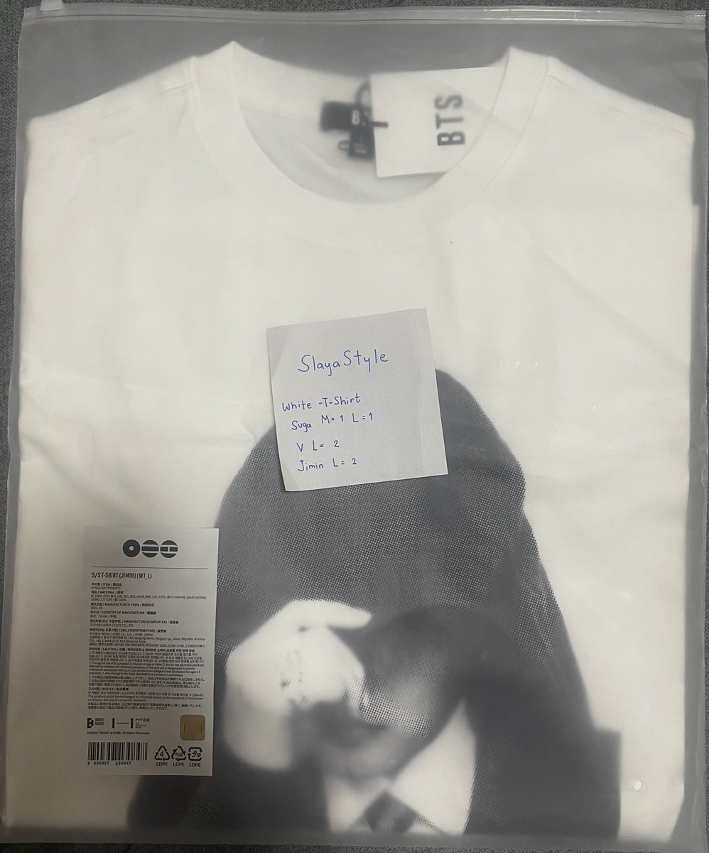 Slayapreorder's tweet photo. ปล่อยเสื้อหน้าเมม พร้อมส่งมากค่า✅

V size L = 1
Jimin size L = 2
SUGA size M = 1

ราคา 2,000 ค่าส่ง 50

DM ดูพต.ได้ค่า (ถ้าตอบช้าทักไลน์ได้เลยนะคะ)

#ตลาดนัดบังทัน #ตลาดนัดรถไฟบังทัน #BTS_WORLDTOUR_ARİRANG_BANGKOK #BTS_WORLDTOUR_ARİRANG #bts #bangtan https://t.co/SCVdQcdHEN