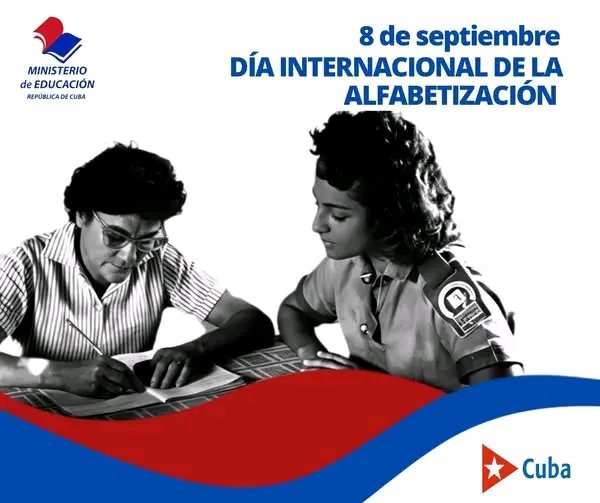 Ediangarcia88's tweet photo. ✨Cuba defiende la alfabetización como un acto de justicia social, de emancipación y de soberanía cultural. 
#CiegodeAvila https://t.co/d3UKU17rNW