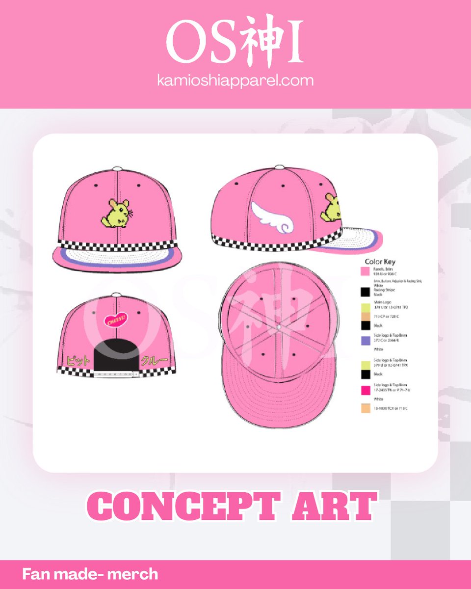 KamiOshiApparel's tweet photo. INTEREST CHECK 🏁💕
Hey Pit Crew! ✨

Would you love a hat to rep your favorite Race Queen VTuber?

We at KamiOshi Apparel are cooking up an Ashton Marten fanmade snapback.

Like and repost to let us know if you would like to see this made. 🐭💨

#AshtonARTen https://t.co/ps1Vzo4A6w