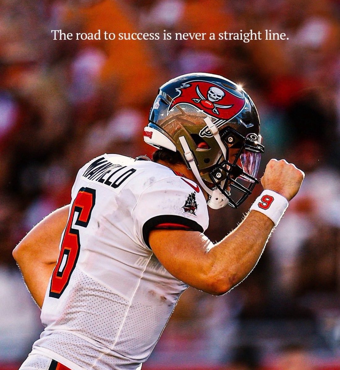 ThePewterPlank's tweet photo. Baker Mayfield has finally found a place to call home. 

Tampa Bay is lucky to have him as our franchise quarterback. LFB!👨🏻‍🍳

(📸  IG: catchtheblitz) https://t.co/PpExRecsyR
