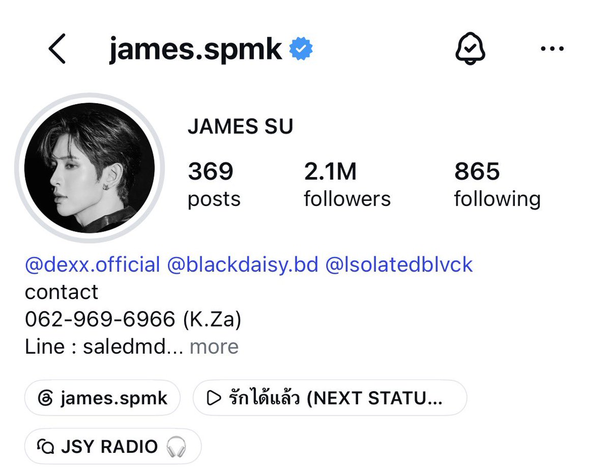 JamesSuOfcTH's tweet photo. 🥳🤍Congratulations🤍🎉

ยอดผู้ติดตามใน Instagram ของน้องเจมส์ถึง 2,100,000 คนแล้วขอแสดงความยินดีด้วยค่ะขอให้มีผู้ค้นพบน้องเจมส์อีกเยอะเยอะเลยนะคะ🍻🍾

ทางบ้านเบสเจมส์ศุจะได้ทำการนัดกับแฟนคลับเพื่อฉลองอีกครั้งหนึ่ง ติดตามนะคะ😙

#JamesSu #JSY https://t.co/AIfguxfeit