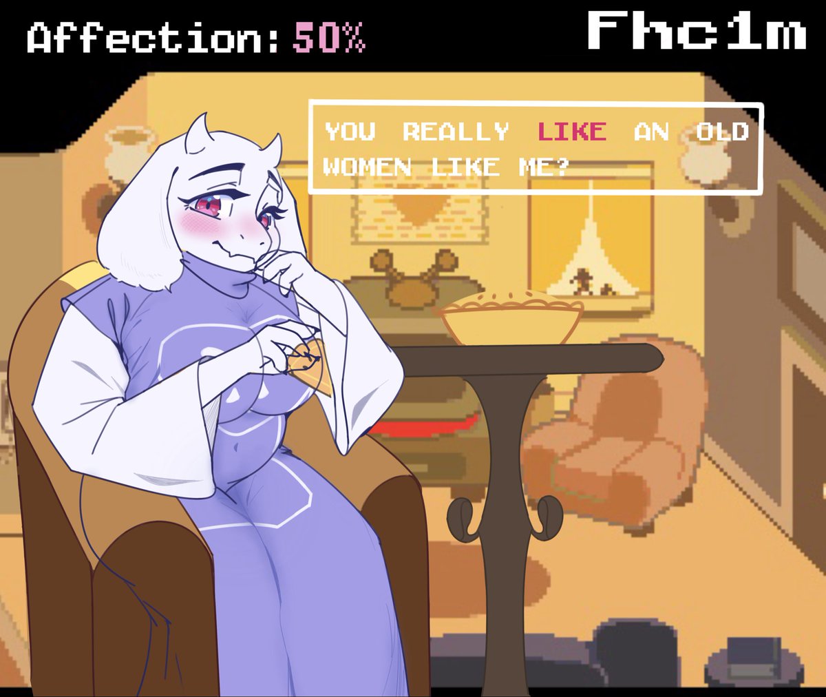 Fhc1m520's tweet photo. When an her also has a day in love...
#deltarune https://t.co/muVuyihR0Y