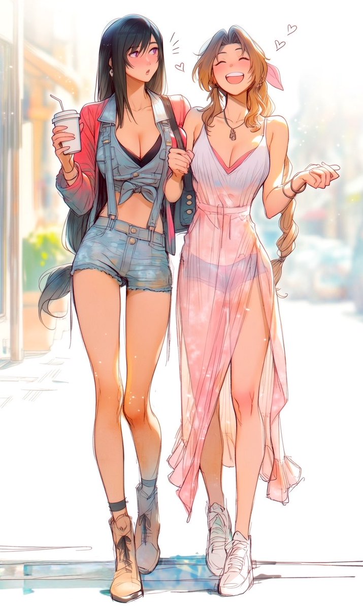 zampy68's tweet photo. Have a great day☕️🤍
Tifa &amp; Aerith
#finalfantasy https://t.co/eRQyyTtbjd