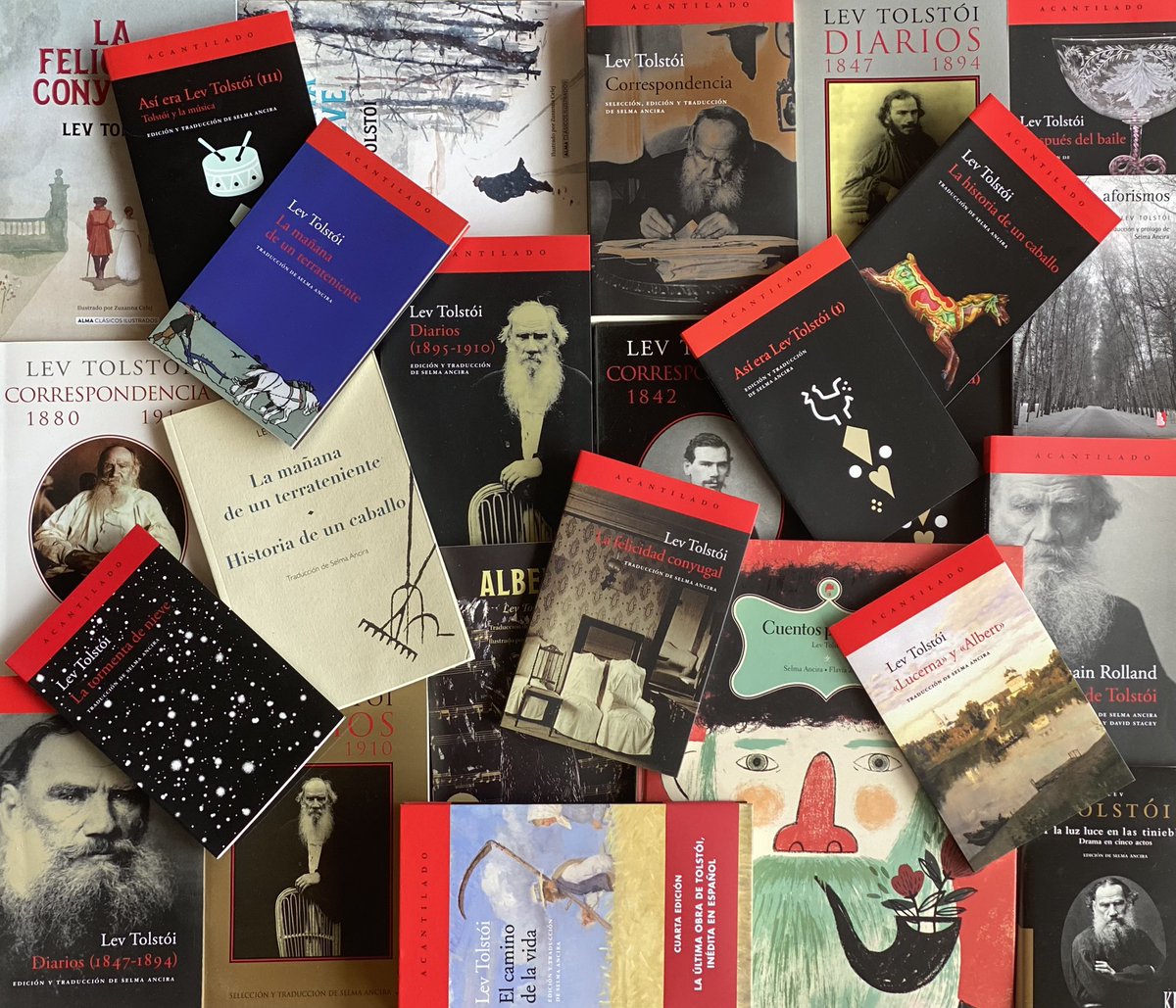 selma_ancira's tweet photo. Los traductores celebramos a nuestros autores traduciéndolos…
¡Por los 198 años del nacimiento del inmenso Tolstói! https://t.co/ye1lHJayC6