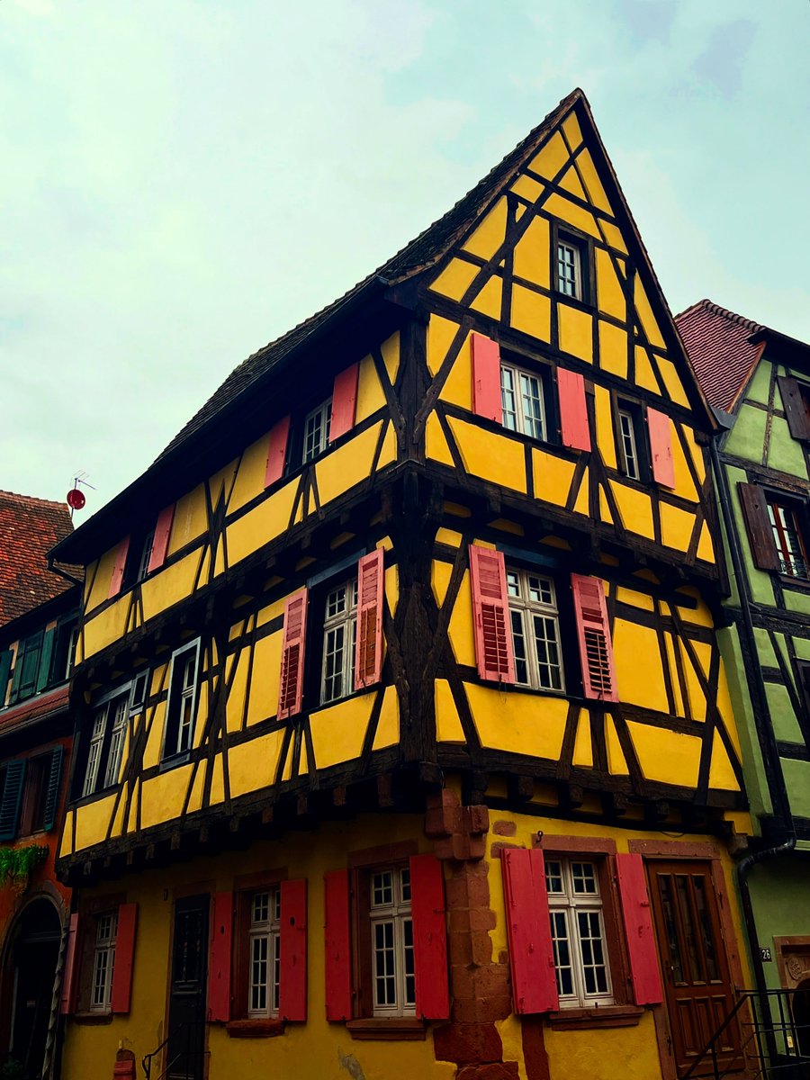 Christoperfx1's tweet photo. Traditional house in Riquewihr, Alsace, France https://t.co/iam7jFw3Yq