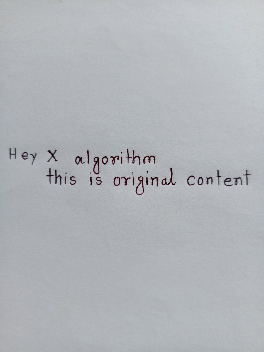 HealingBHeart's tweet photo. hey X algorithm this is original content. https://t.co/dnrRNb8pBi