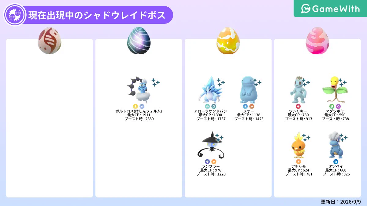 ポケモンGO攻略＠GameWith (@gamewith_pkgo) / X