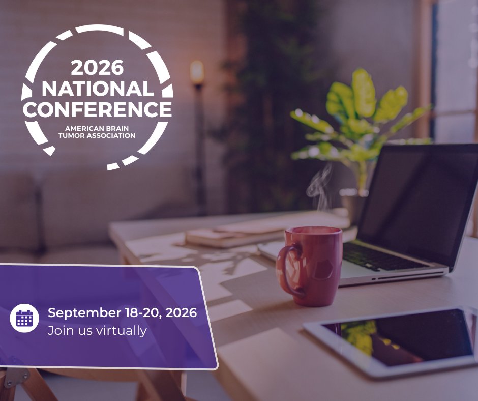 theABTA's tweet photo. Join the #ABTA 2026 National Conference virtually, Sept. 18–20. 

Hear from experts across neuro-oncology, explore developments in brain tumor research and care, and connect with the broader brain tumor community from wherever you are. 

Register: https://t.co/IM08Sas4JO 

#ABTA26NC #BrainTumorCommunity #Connect #Learn #Virtual