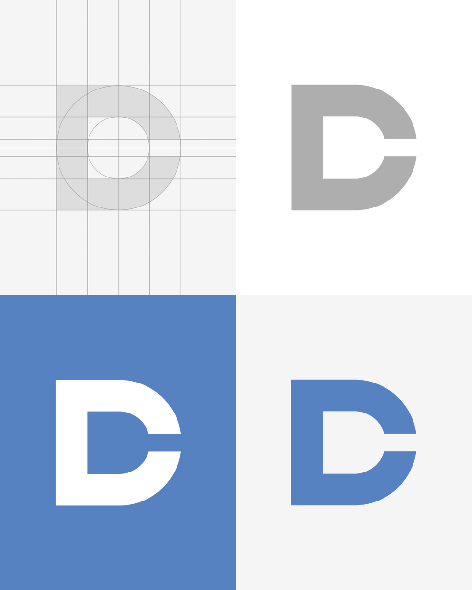 logoedgardo's tweet photo. D + C geometric abstract logo. https://t.co/XUX1qZm5eX
