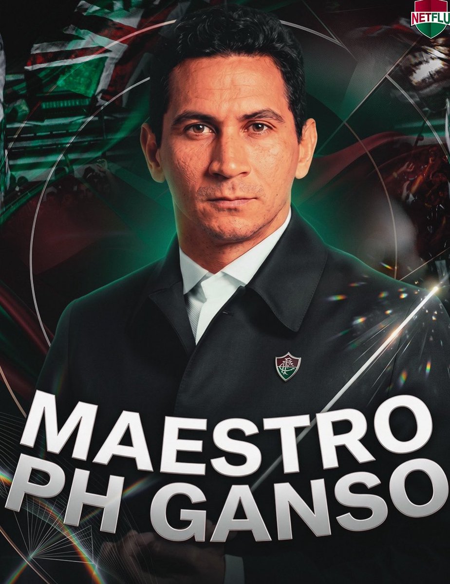 NETFLU's tweet photo. PAULO HENRIQUE GANSO, o maestro tricolor! 🇭🇺

#netflu #fluminense https://t.co/ZAwDScOH0v