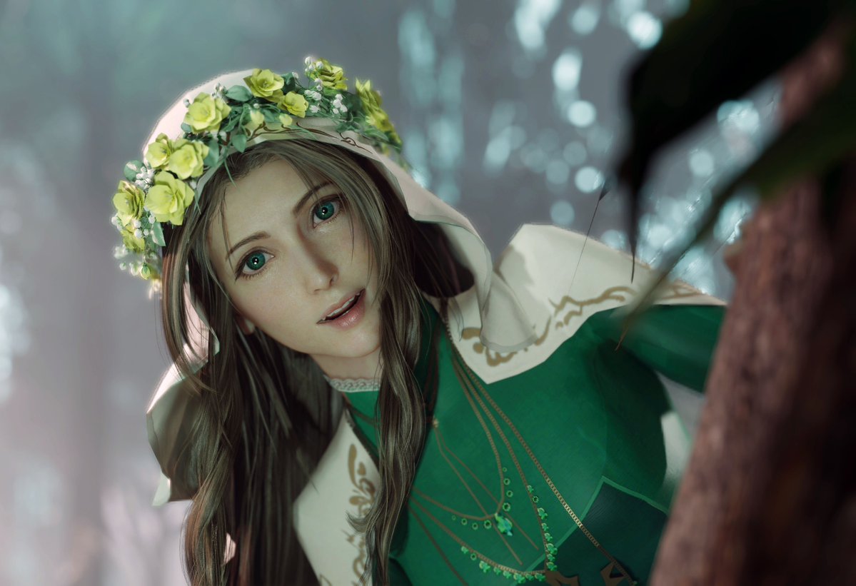 JasniMods's tweet photo. Aerith Emerald Witch https://t.co/KR5SaIzYEy