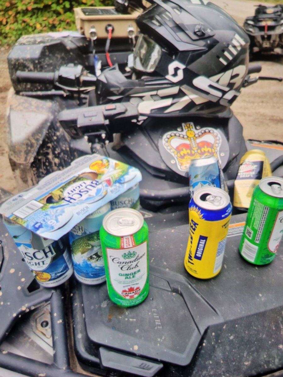 OPP_ER's tweet photo. Your #OPPSAVE team was busy patrolling the trails of Eastern Ontario over the holiday weekend. Everything from sobriety, to safety equipment and documents were checked. The result was over 30 ORVA (helmets, documentation, trail passes), 4 liquor chrgs and 2 Canabis Act chrgs. On a positive note, no serious injuries were reported!  ^sm
