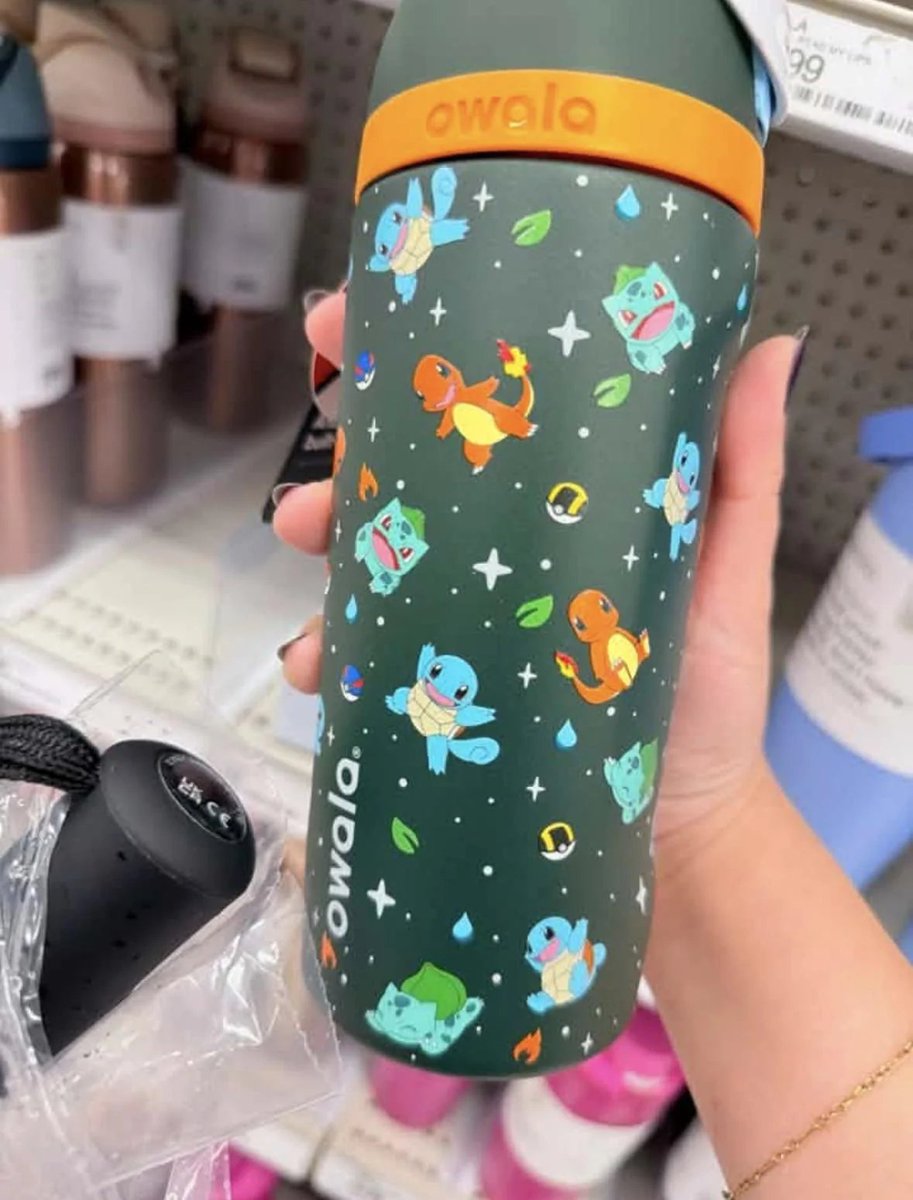 GlitchedDrops's tweet photo. One of the Pokemon x Target Owala bottles has already been spotted ahead of the drop https://t.co/HOFZ06cxlH