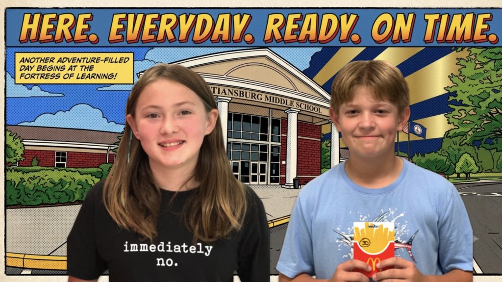 CMSGoBlue's tweet photo. Attendance H.E.R.O.! Here. Everyday. Ready &amp; On Time! Here are our heroes for week 4 at CMS! https://t.co/5exarMpFcU