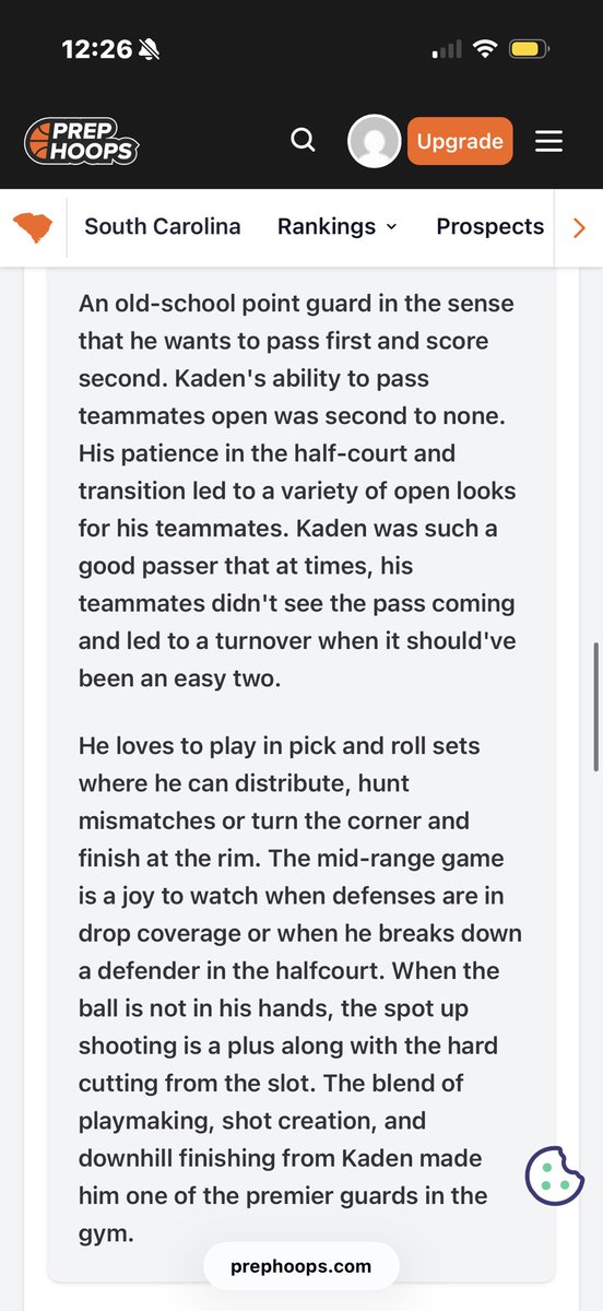 KadenFerguson_6's tweet photo. Grateful for the Write up, It’s only up from here!

@AndrewBaxleySC 
@PrepHoopsSC 
@BJUBruinsMBB 
@BlueHoseMBB https://t.co/RlUlekPfCw