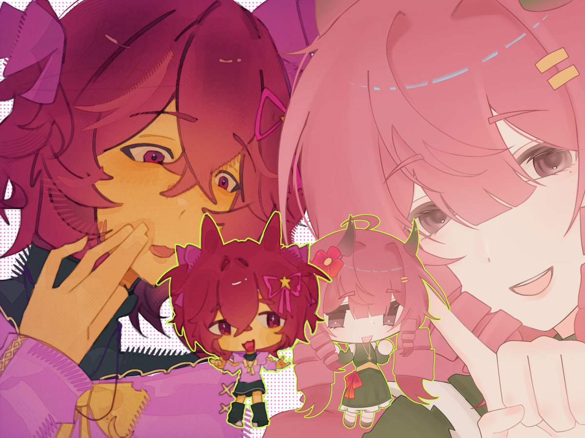 recliningis's tweet photo. This is a dream Collab 👀

#sososhaunfanart 
#harmmonyfanart https://t.co/V3oOGWWj3a