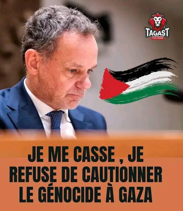 Fartou57's tweet photo. Les hommes d'honneur sont peu nombreux mais ils existent. 
Caspar Veldkamp, chef de la diplomatie néerlandaise a démissionné, refusant de se rendre complice du silence sur le génocide de Gaza.
Ce ministre a préféré perdre son poste plutôt que perdre son honneur.
Bravo à lui !!! https://t.co/06hNAXHlbE
