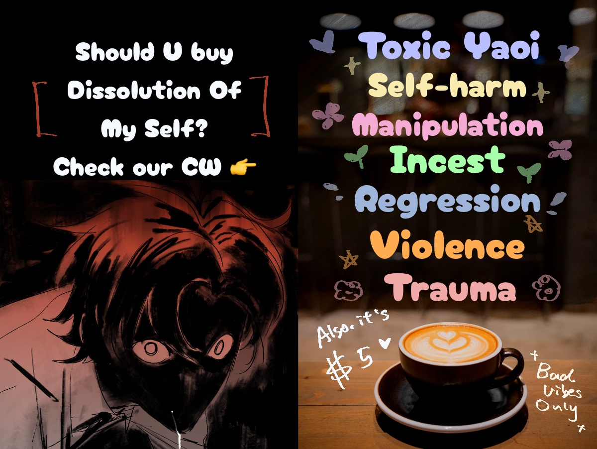 popelephant1's tweet photo. Dissolution of My Self.
Released 5 days ago. One-person studio.
94% positive from 173 reviews.
Shock value—or unforgettable? Is it the game for YOU?
Players encouraged each other to check the CW, so we made a quick fact sheet.
Check it out ↓
https://t.co/PyfTmS0SUW https://t.co/vDpf8lpMoV