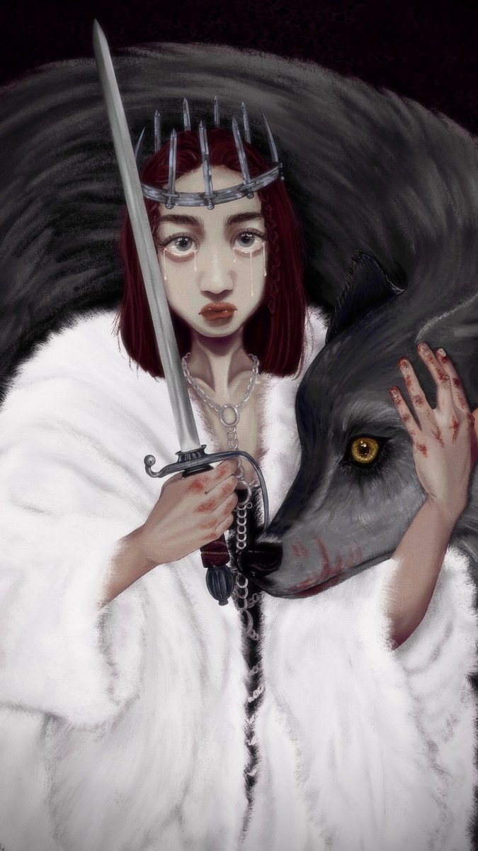 luciafer___'s tweet photo. Arya Stark, Queen in the North, as so declared by Lady Stoneheart
#aryastark #asoiaf https://t.co/KZjcRAlWB1