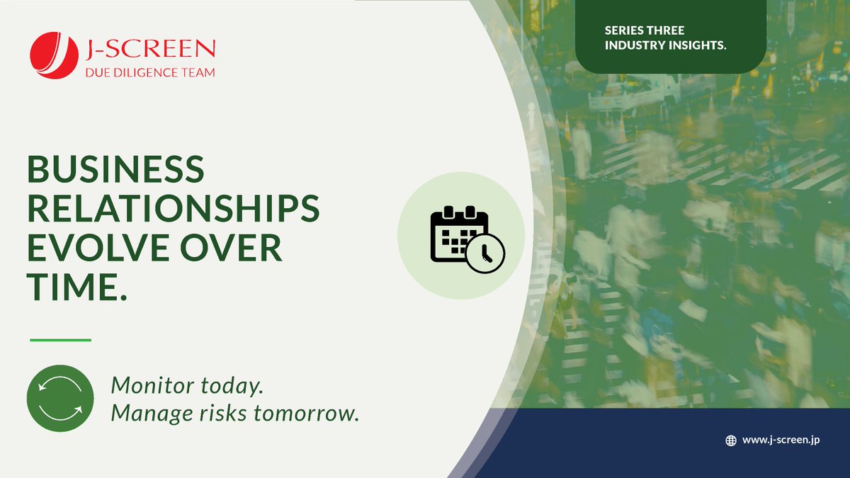 JScreenDD's tweet photo. Business relationships evolve over time
 
Periodic due diligence can help identify emerging legal, regulatory, or reputational risks long after onboarding.
 
#ThirdPartyRisk #RiskManagement #Compliance https://t.co/VKeCDs3YXC