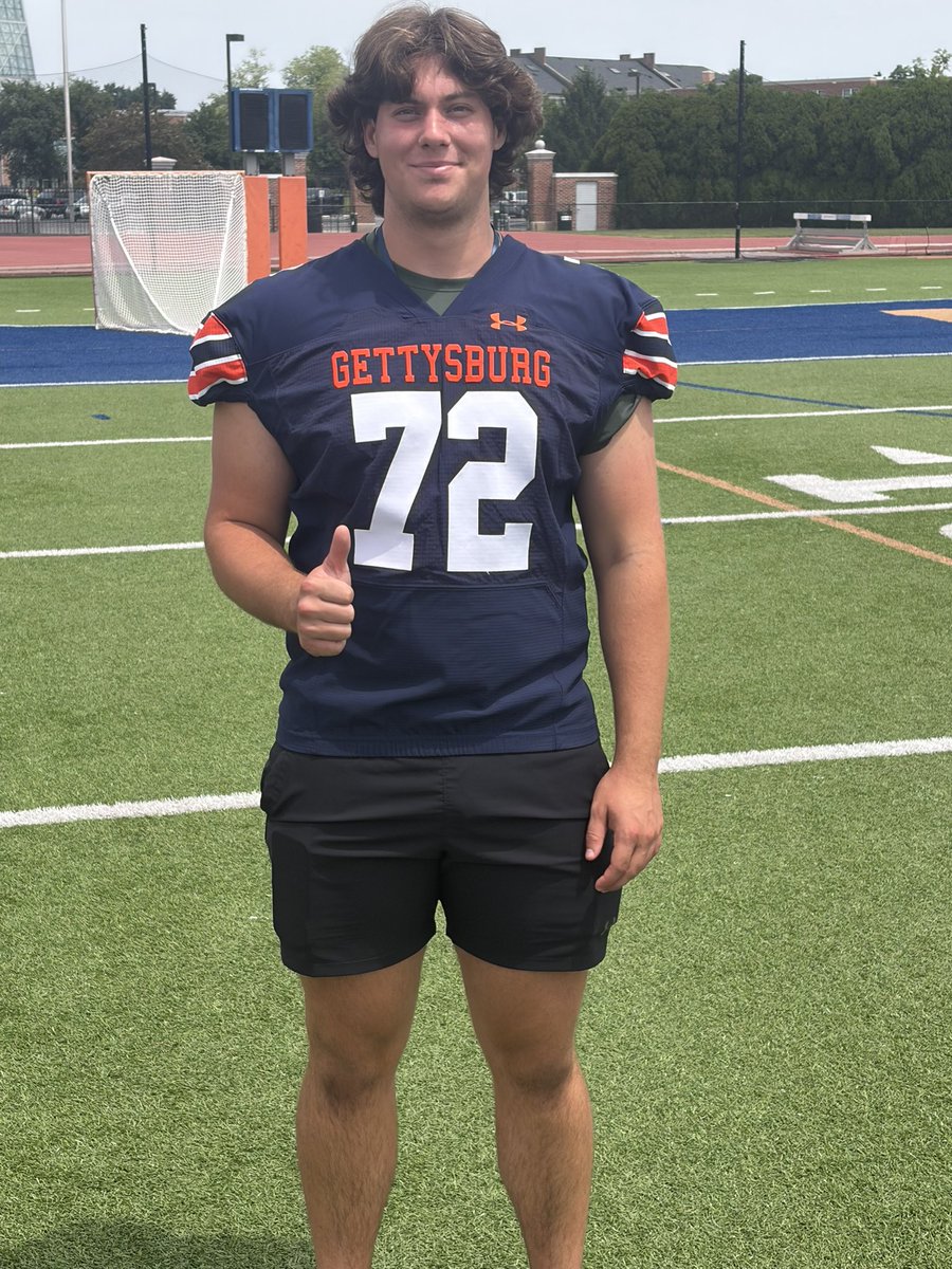 LucasHarder7519's tweet photo. Thank you so much to @Coach_MikeGreen and @CoachMundis for the Official Offer to play at Gettysburg College! I’m so grateful for this opportunity and I can’t wait to see where it goes. 

@Trinity_HSFB 
@yarnevich 
@EdOBrienCFB 
@PaFootballNews 
@Mid_Penn https://t.co/ByCSqC9JvZ
