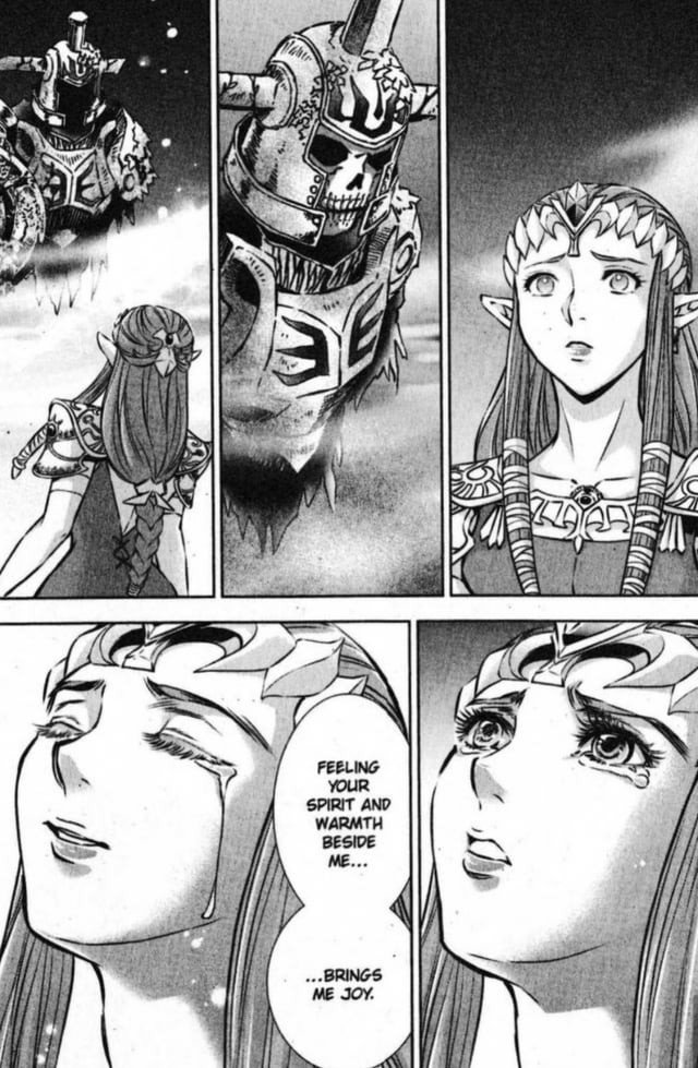 Abstp11's tweet photo. @anyelers (Se que no es canon, pero si es un oficial)
La verdad la versión del manga me duele aun más,ya que link tiene que matar a un dragón que era su amigo antes de los 7 años
Y en el manga de twilight princess cuenta que aparte de su sucesor, quería ver a Zelda por última vez(la amaba) https://t.co/hp1KdDLNmZ