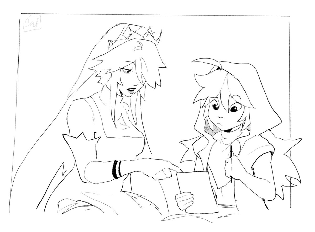 catmewniverse's tweet photo. Family doodles since it’s Razor’s birthday 🥹 https://t.co/cAO6JpSZdW
