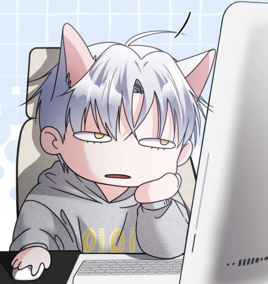 xiaoguiheyu's tweet photo. me when work             me when yaoi https://t.co/67dJqYnCbg