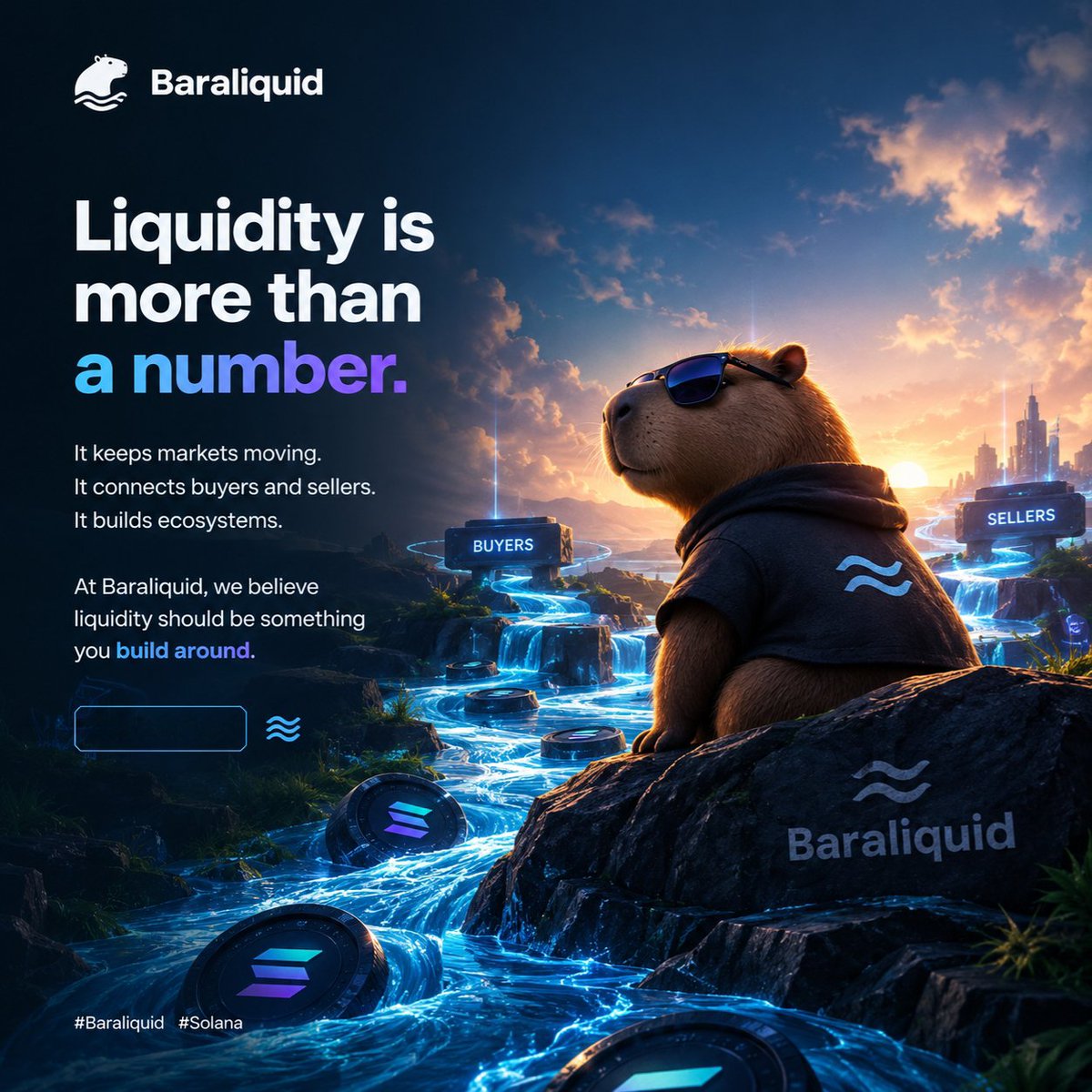 BaraLiquid's tweet photo. Liquidity is more than a number.

It keeps markets moving.
It connects buyers and sellers.
It builds ecosystems.

At Baraliquid, we believe liquidity should be something you build around.

#Baraliquid #Solana https://t.co/eYn3e5CySW
